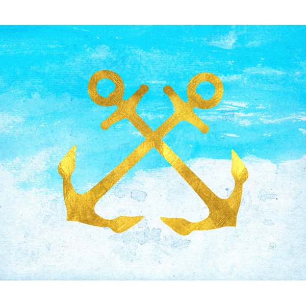 Gold Anchors in an Endless Blue Sky