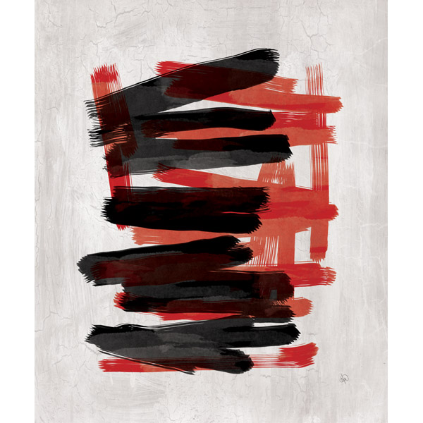 Red And Black Scratch Brush