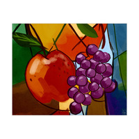 Apple and Grapes