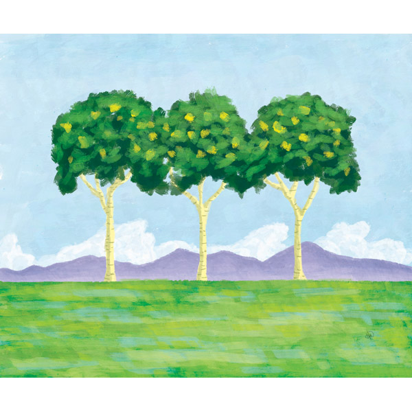 Three Summer Trees