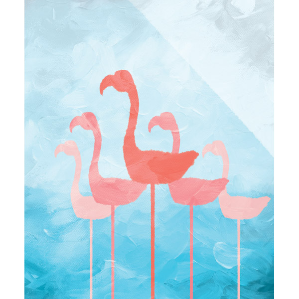 Flamingo Line Cerulean