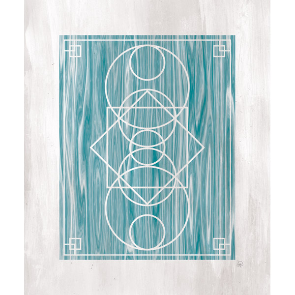 Sacred Structures Teal