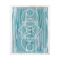 Sacred Structures Teal