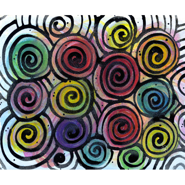 Rainbow Spirals