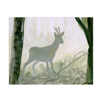 Deer In The Mist Alpha