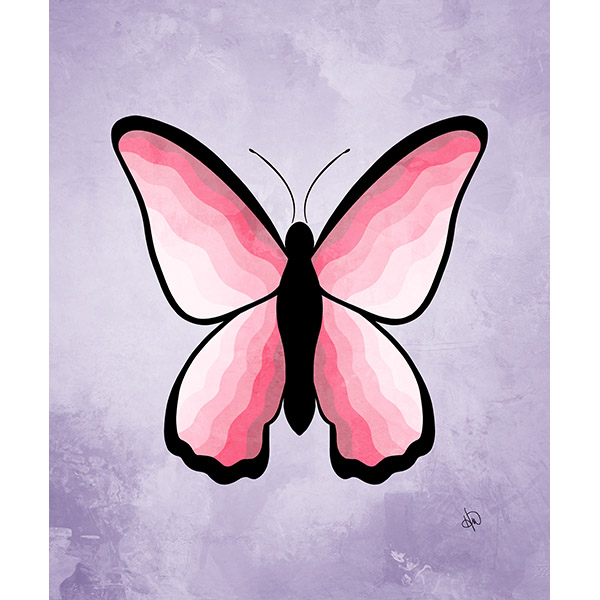 Wavy Winged Butterfly