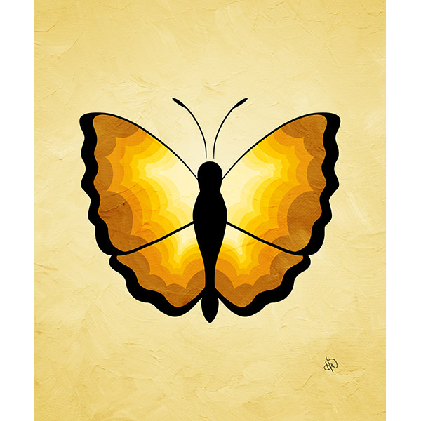 Groovy Winged Butterfly