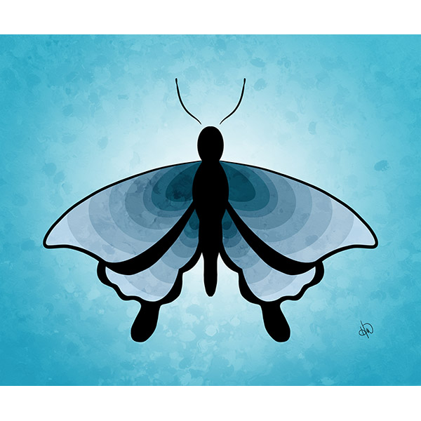 Hypnotic Winged Butterfly