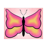 Color Gradient Butterfly