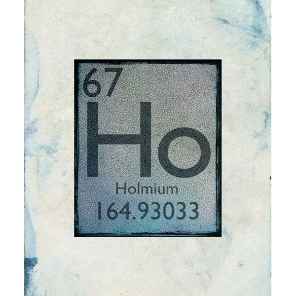 Element Holmium Cerulean