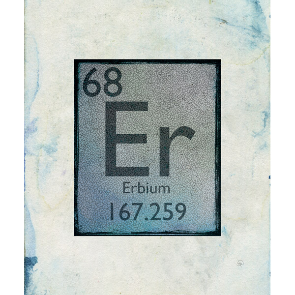 Element Erbium Cerulean