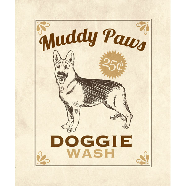 Muddy Paws Doggie Wash Brown