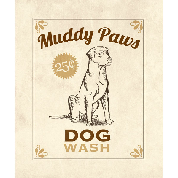 Muddy Paws Dog Wash Brown