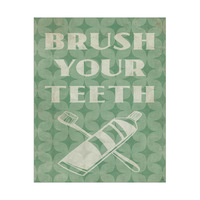 Rusic Brush Your Teeth Green