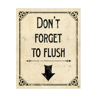 Don't Forget To Flush Beige