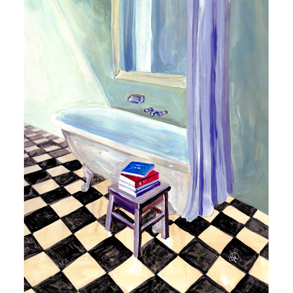 Checkered Floor Bathroom Alpha