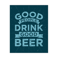 Good People Drink - Cyan