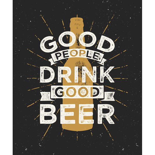 Good People Drink Beer - Dark