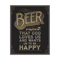 Beer Is Proof That God Love Us - Dark