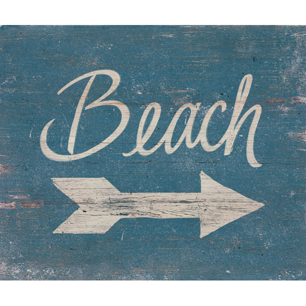Beach Sign - Beige