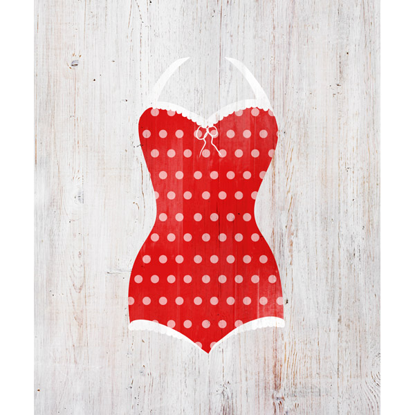 Red Polka Dots Swimsuit