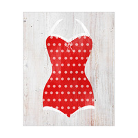 Red Polka Dots Swimsuit