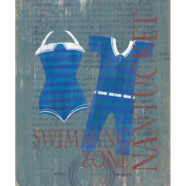 Vintage Pair Swimsuit Stripes - Nantucket