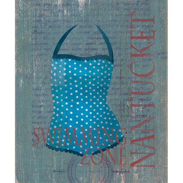 Dark Blue Polka Dots Swimsuit