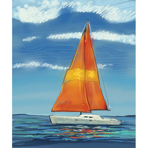 Orange Sail