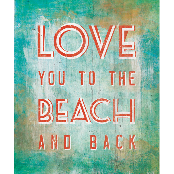 Love You To The Beach And Back Orange