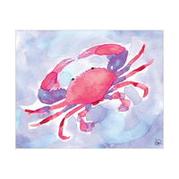 Watercolor Crab Alpha