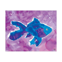 Watercolor Fish Alpha