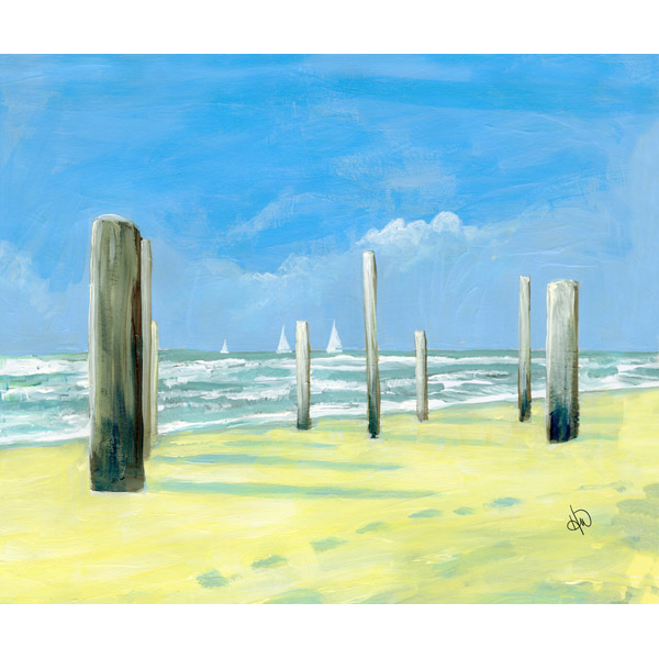 Poles On The Beach Alpha