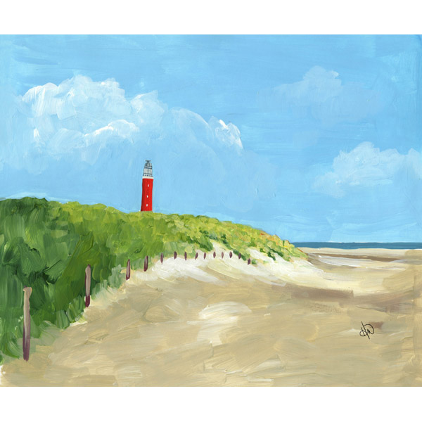 Dunes and Lighthouse