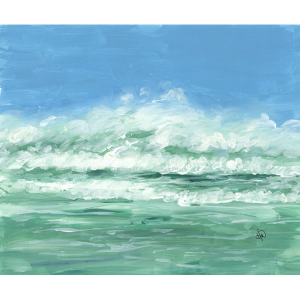 Blue Green Ocean