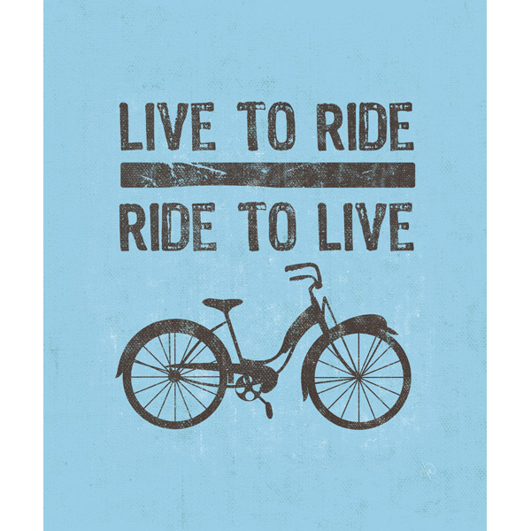 Live to Ride - Blue