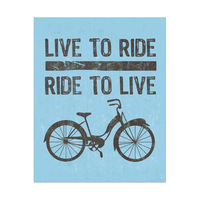 Live to Ride - Blue