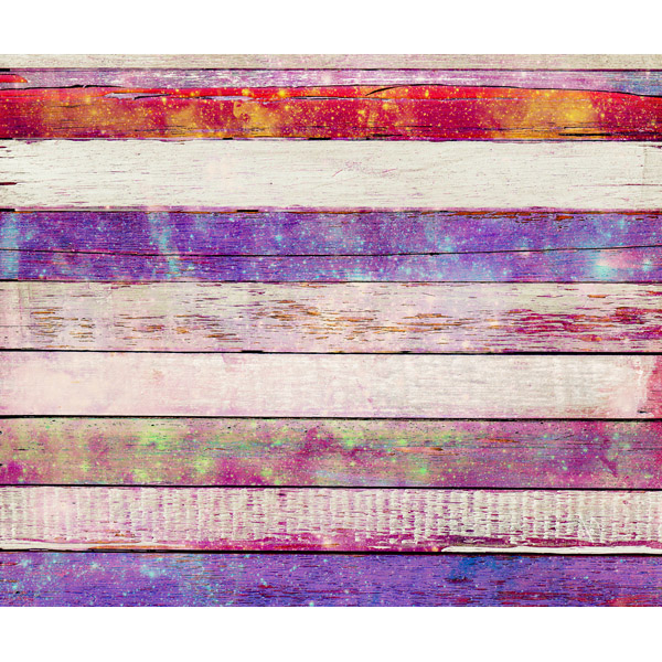 Colorful Planks Horizontal - Horizontal