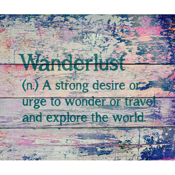 Wanderlust Definition - Teal
