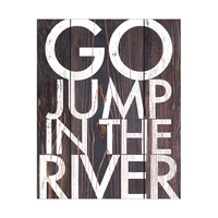 White Go Jump In The River