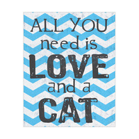 All You Need is Love and a Cat - Blue