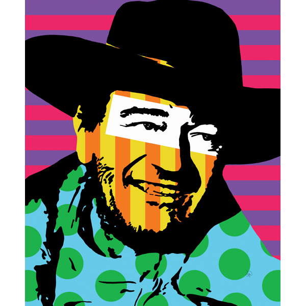 Colorful John Wayne Alpha