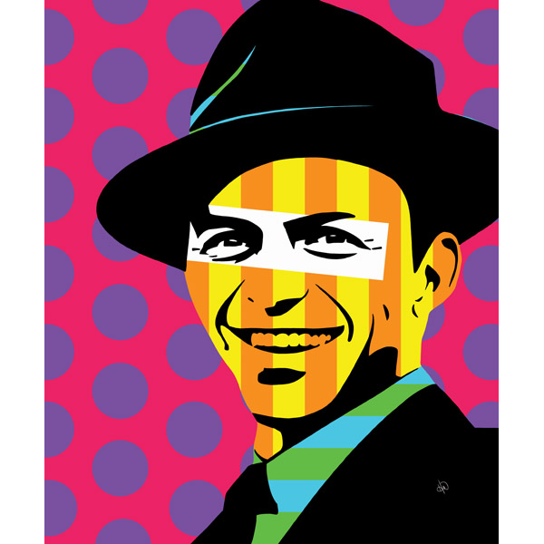 Colorful Frank Sinatra Alpha