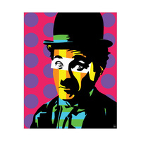 Colorful Charlie Chaplin Alpha