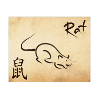 Chinese Zodiac Rat - Paper