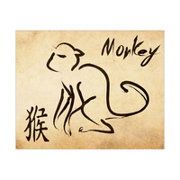 Chinese Zodiac Monkey - Paper