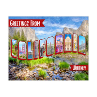 Custom California Postcard
