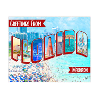Custom Florida Postcard