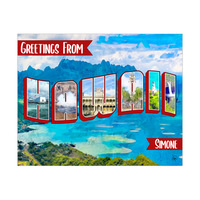 Custom Hawaii Postcard