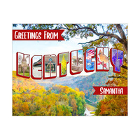 Custom Kentucky Postcard